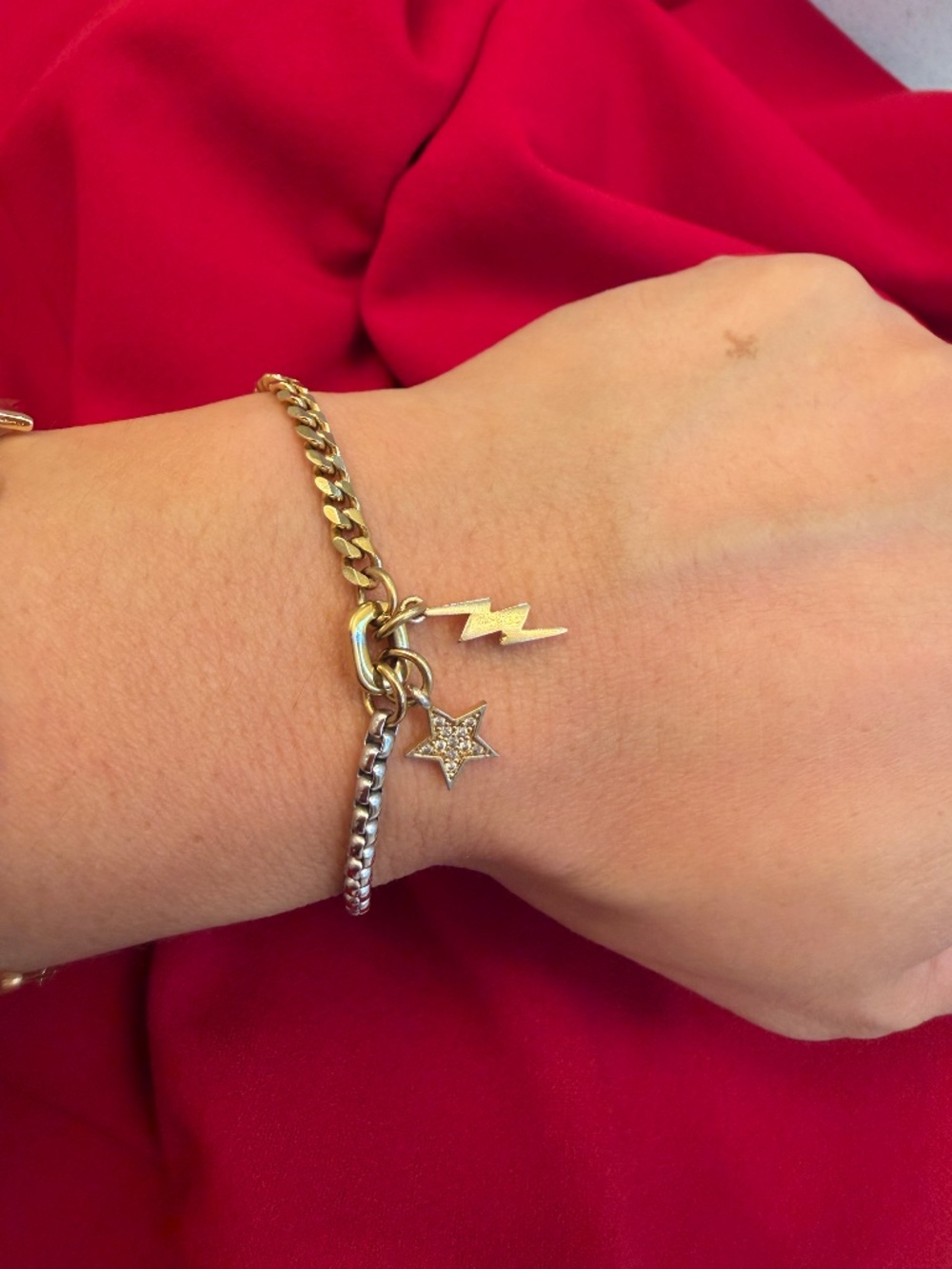 Artisan Joyeria -  SHAKERATO BLENDED BRACELET Mixed Metal Stainless Steel - Picture 2 of 6